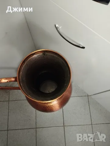 кован мед ваза за цветя, снимка 9 - Антикварни и старинни предмети - 48353002