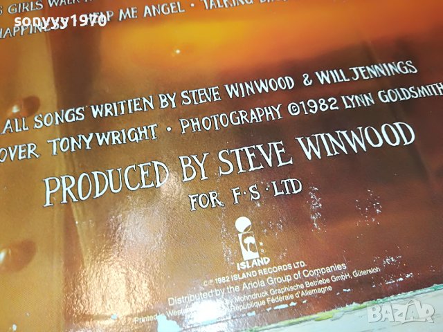 заявена-steve winwood-плоча 0304231648, снимка 10 - Грамофонни плочи - 40239560