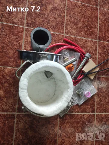 8 KG Пещ с двойна горелка   за топене на метал, снимка 6 - Други машини и части - 50218337