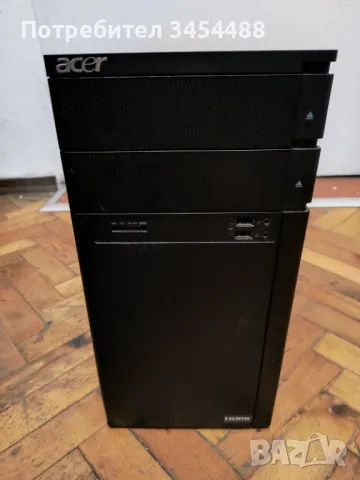 Настолен компютър Acer Aspire M1470, AMD E2-3200 APU, 8 GB RAM, 240 GB SSD, AMD Radeon HD 6370D, снимка 1 - За дома - 48595270