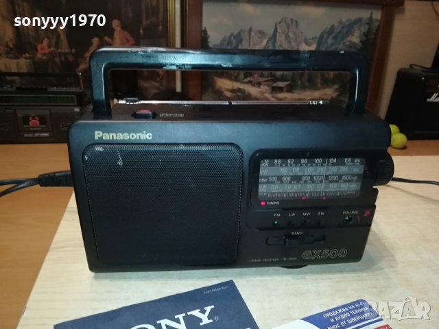 PANASONIC GX500-ВНОС SWISS 0708231440M, снимка 2 - Радиокасетофони, транзистори - 41782801
