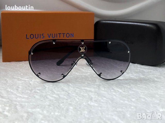 Louis Vuitton 2023 висок клас мъжки слънчеви очила маска, снимка 5 - Слънчеви и диоптрични очила - 38938086