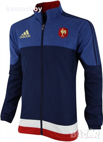 adidas Mens Presentation Jacket France - страхотно мъжко горнище КАТО НОВО, снимка 2 - Спортни дрехи, екипи - 35721350
