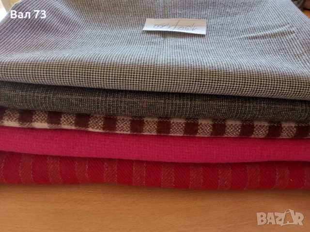 Вълнени платове , снимка 2 - Платове и дамаски - 53397340
