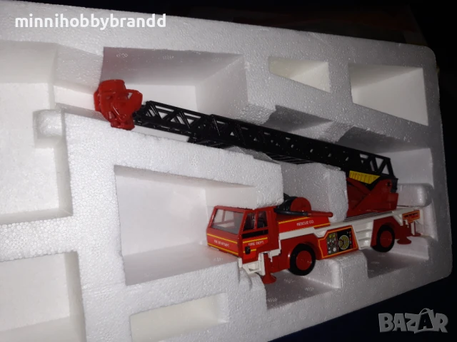 Пожарна  Fire  Engine Camion Pompier Пожарна Стълба Пожарен Кран Joal Compact Made In Spain 1.50 , снимка 13 - Колекции - 51008373