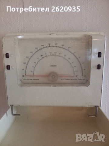 Кантар KRUPS 3 кг . За стена . Сгъваем., снимка 5 - Антикварни и старинни предмети - 44685883