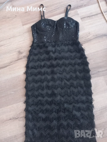 Черна официална рокля , снимка 7 - Рокли - 52590008