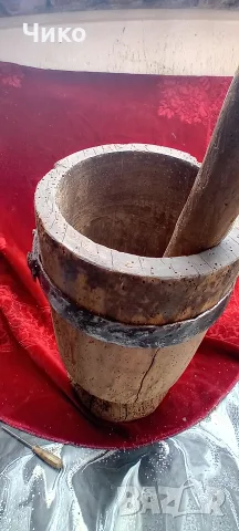 голяма дървена чутура , снимка 3 - Антикварни и старинни предмети - 55850680