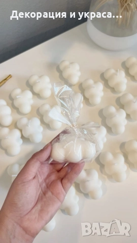 Сапунчета модел Облак за подаръци за гости, снимка 3 - Декорация - 52630425