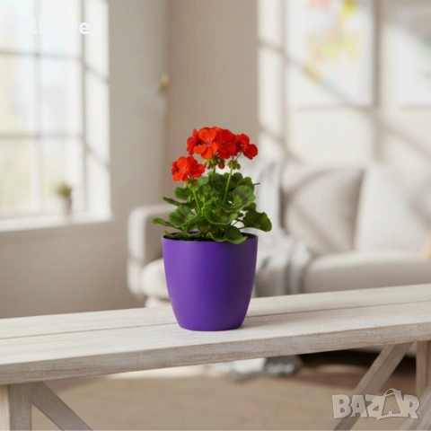 Саксия с поливна система Ø18×H16 см - за здрава коренова система, снимка 6 - Други стоки за дома - 53501432