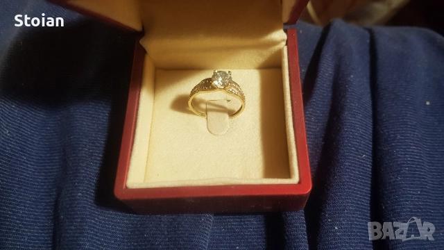 златен пръстен 1.90гр.14карата 320лв., снимка 3 - Колиета, медальони, синджири - 52624280