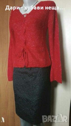 Блуза/жилетка от плетиво🍀❤ S,M❤🍀арт.4061, снимка 2 - Блузи с дълъг ръкав и пуловери - 35892281