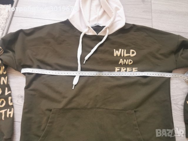 Пуловер с качулка, снимка 5 - Блузи с дълъг ръкав и пуловери - 44445732