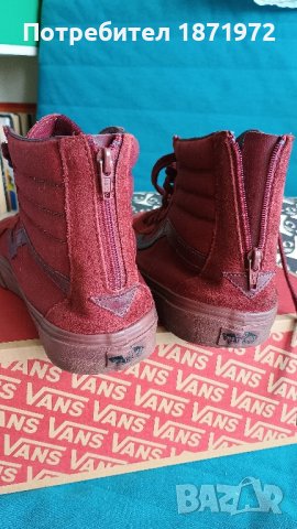 Продавам кожени скейт  кецове Vans ,номер 46(30см), снимка 5 - Кецове - 44263100