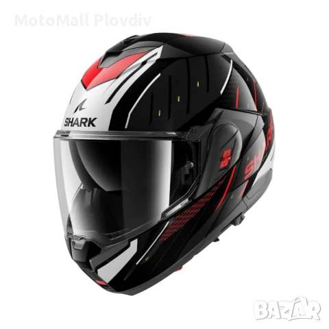 Каска Shark Oxo Rydger Black Silver Red