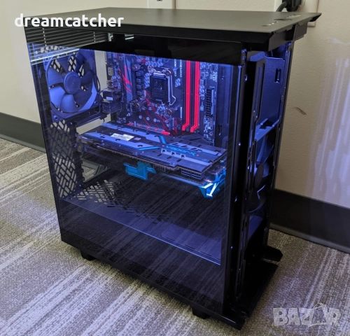 Кутия Fractal Design Define 7 XL Black Dark TG, E-ATX/ATX/mATX/mITX/EE-ATX/SSI-CEB extra Solid Panel