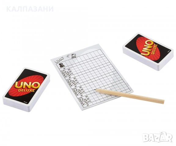 Карти за игра UNO Делукс K0888, снимка 4 - Игри и пъзели - 36024545