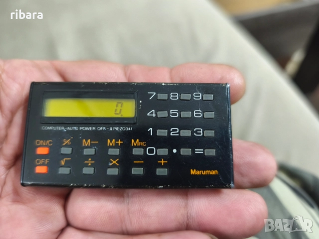 Стара запалка калкулатор Maruman , снимка 6 - Други ценни предмети - 52870340