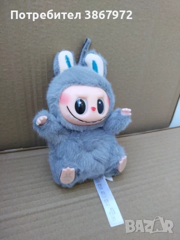 Pop Mart Лабубу Labubu плюшена играчка Серия Labubu Have A Seat, 15cm Пеещо, снимка 1