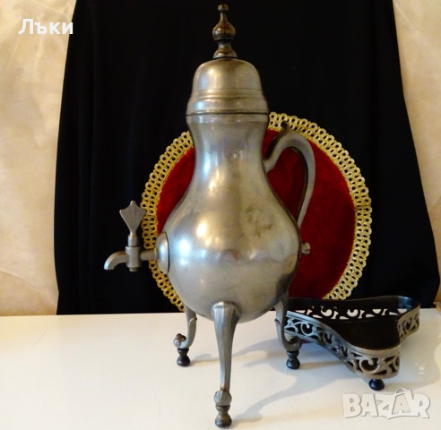 Калаен диспенсър за вино,ракия,чай,2 л.,1.1 кг. 