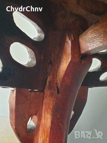 2бр/чифт/92-93см конзолна маса дърворезба-мрамор/дървена масичка-пиедестал-поставка за саксия, снимка 13 - Антикварни и старинни предмети - 52956454