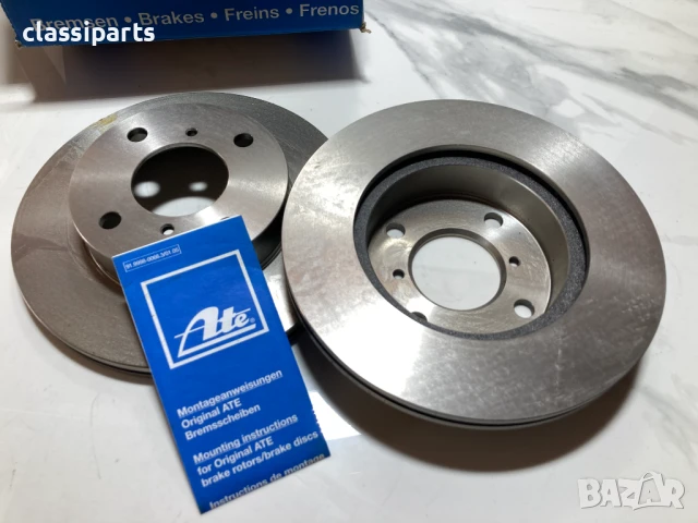 Спирачни дискове ATE за Сузуки Алто и Вагон Ер+ / SUZUKI Alto, Wagon R+, снимка 2 - Части - 50662355
