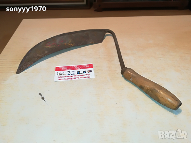 АНТИЧНА КОСА ВНОС ГЕРМАНИЯ 1803221240, снимка 5 - Антикварни и старинни предмети - 36147598