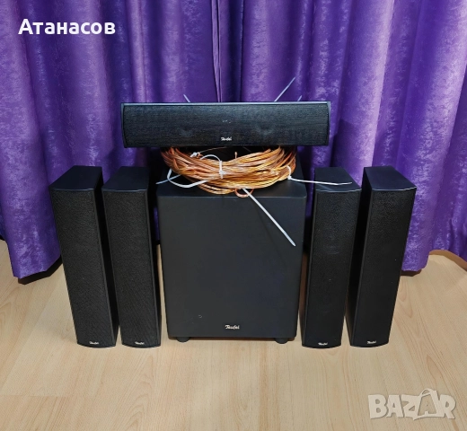 Teufel Columa 300 Easy 5.1-Set S тонколони и активен субуфер  за домашно кино и музика , снимка 10 - Тонколони - 52805298