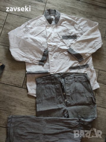 Мъжка униформа/работно облекло да готвач