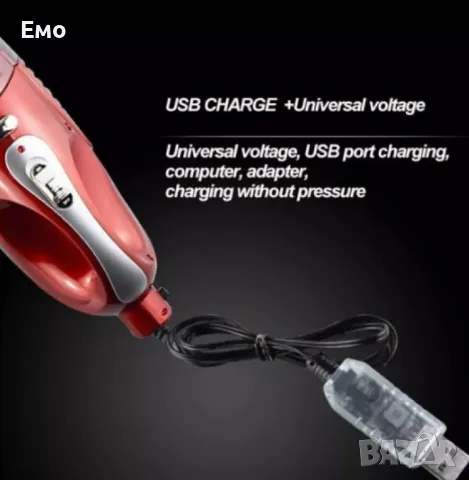 Безжична, безкабелна прахосмукачка, Безшумна, 4 в 1 технология, снимка 6 - Прахосмукачки - 47734450