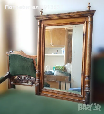 Комплект антични мебели, снимка 4 - Дивани и мека мебел - 55743109