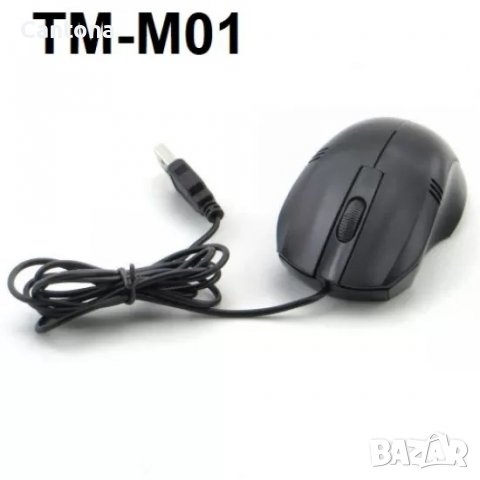 Оптична мишка ТМ-М01 USB Black