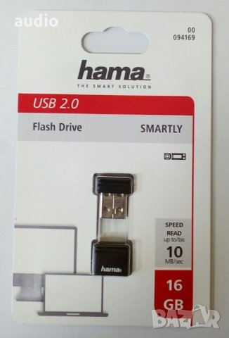 USB Флаш памет Hama USB 2.0 16GB, снимка 1