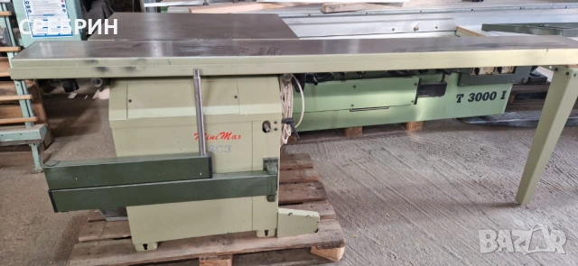 По заявка циркуляр SCM MINI MAH с ход на картата 1450 мм с подрезвач