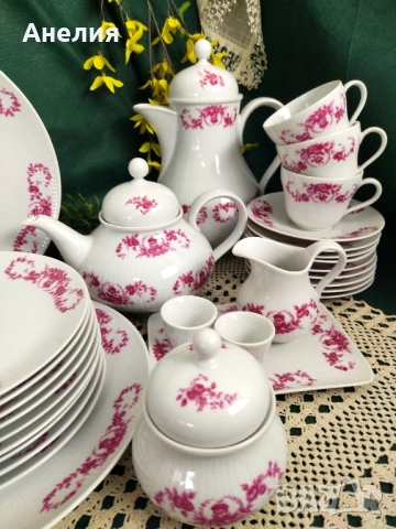 Seltmann bavaria наситено розово , снимка 2 - Чаши - 51678414