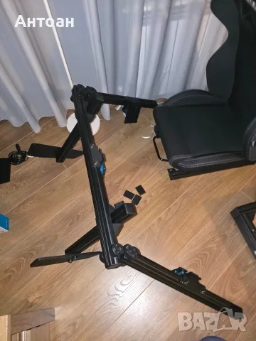 Simlab gt1 evo + слайдери + интегрирана стойка за 3 монитора за сим рейсинг sim racing кокпит cockpi, снимка 3 - Джойстици и геймпадове - 55719214