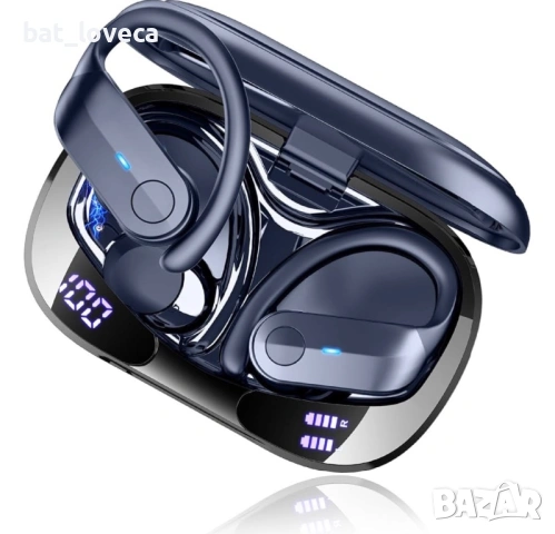 НОВИ Безжични спортни слушалки  Ordtop T8 с дълбок бас 70H, водоустойчиви, IPX8, ENC, 