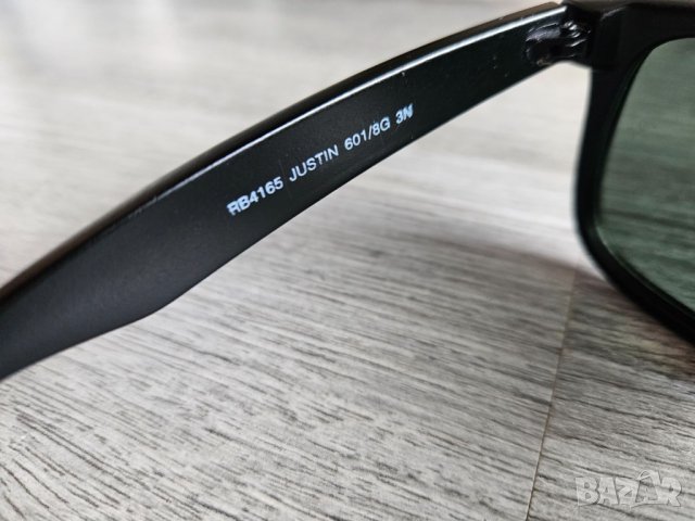 Ray-Ban JUSTIN CLASSIC Sunglasses in Black - RB4165 слънчеви очила , снимка 5 - Слънчеви и диоптрични очила - 42125246