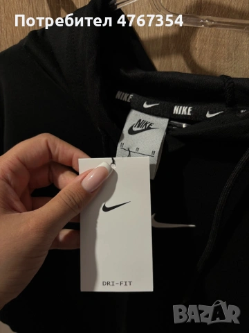 Дамско черно горнище Nike , снимка 3 - Суичъри - 53857256