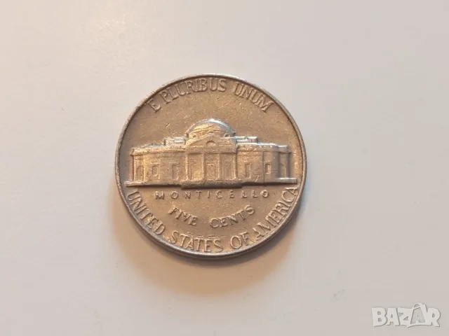 Монета 1964 Съединени Щати Jefferson Nickel - 5 Cents (Monticello)