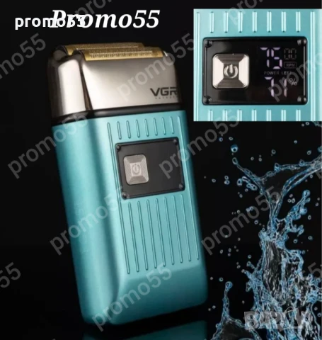 Водоустойчив Шейвър Електрическа Самобръсначка за Брада, Коса VGR V-357, снимка 9 - Електрически самобръсначки - 50746581