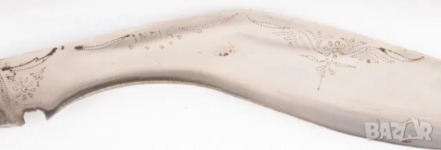 Старо кукри от Индия 41см., снимка 3 - Бойно оръжие - 49144664