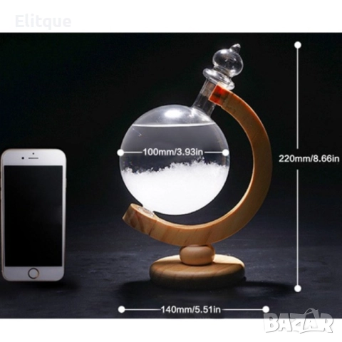 Красив глобус с кристали които предсказват времето TQY1, снимка 3 - Други стоки за дома - 52816965