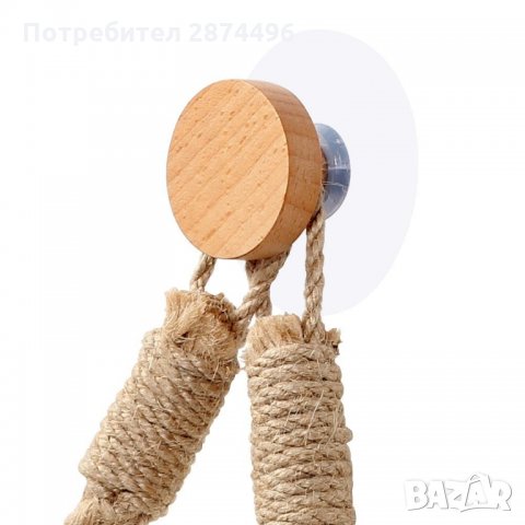 3222 Винтижд  държач за тоалетна хартия с въже, снимка 6 - Други стоки за дома - 35726272