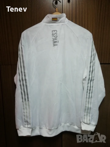 Spain Adidas Sample Uniforia Anthem ново оригинално горнище яке Испания бяло , снимка 2 - Спортни дрехи, екипи - 53059282