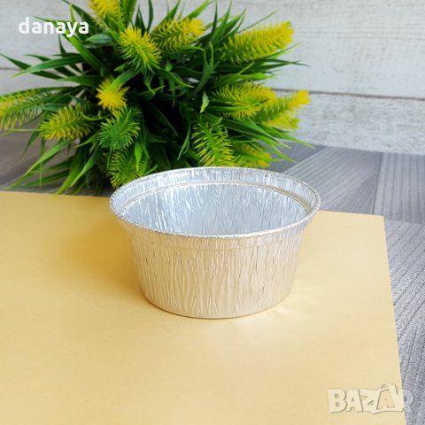 2289 Алуминиева форма за крем карамел мъфини дребни сладки, Ф9см, снимка 2 - Форми - 33831628