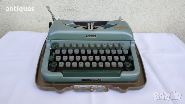 Стара пишеща машина Imperial Good Companion 4 - Made in England - 1957 г., снимка 9 - Антикварни и старинни предмети - 35882114