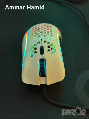 Геймърска мишка Glorious Model - minus мат бяла, снимка 4 - Клавиатури и мишки - 52579243
