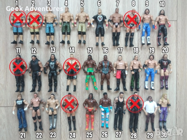 WWE Action Figure Pro-Wrestling / WWE Екшън Фигурки Кечисти