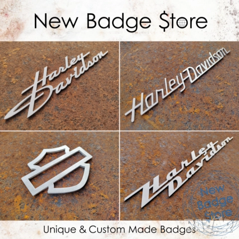 Harley-Davidson комплект метални надписи за резервоар